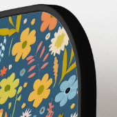 Raquette De Pickleball fleurs (Détail gauche)