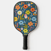 Raquette De Pickleball fleurs (Verso)