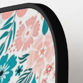 RAQUETTE DE PICKLEBALL FLEURS (Détail gauche)