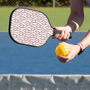 Raquette De Pickleball Fleurs Art Déco