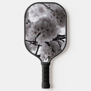 Raquette De Pickleball Fleurs blanches
