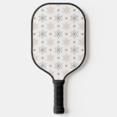 Raquette De Pickleball Fleurs d'art géométriques simples (Recto)