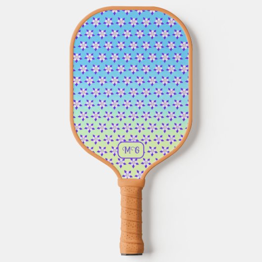 Raquette De Pickleball Fleurs de Columbine (Recto)