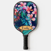 Raquette De Pickleball Fleurs de Dark Island personnalisées (Recto)