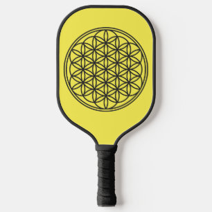 Raquette De Pickleball FLEURS DE VIE - Symbole de géométrie sacrée plan 1