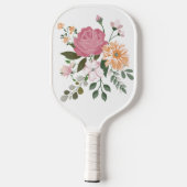 Raquette De Pickleball Fleurs d'eau (Verso)