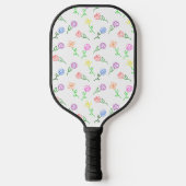 Raquette De Pickleball Fleurs géométriques (Recto)