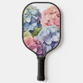 Raquette De Pickleball Fleurs Pastel Hydrangea Délicieuses (Verso)