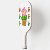 Raquette De Pickleball Fleurs Posées Rosy Mignonnes (Gauche)