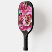 RAQUETTE DE PICKLEBALL FLEURS ROSES ROSES ROSES ROSES (Gauche)