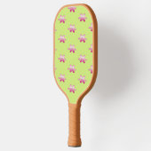 Raquette De Pickleball Fleurs rouges en vert (Gauche)