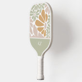 Raquette De Pickleball Fleurs Super rétro de Bohême (Gauche)