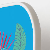 Raquette De Pickleball Fleurs tropicales (Détail gauche)