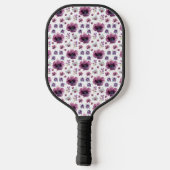 Raquette De Pickleball fleurs violettes (Verso)