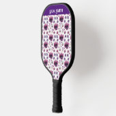 Raquette De Pickleball fleurs violettes (Gauche)