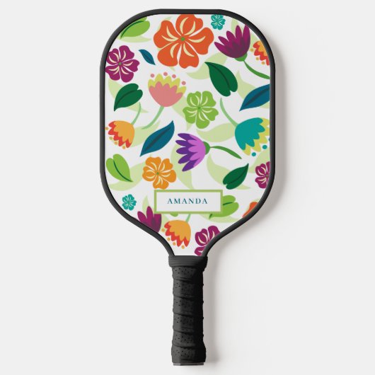 Raquette De Pickleball Floral (Recto)