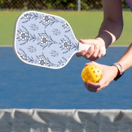 Raquette De Pickleball Floral bleu (Insitu)