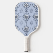 Raquette De Pickleball Floral bleu (Verso)