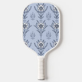 Raquette De Pickleball Floral bleu (Recto)