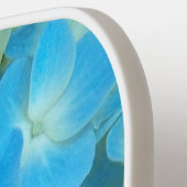 Raquette De Pickleball Floral bleu français Hydrangea (Détail gauche)