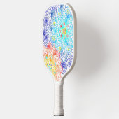 Raquette De Pickleball Floral coloré (Gauche)
