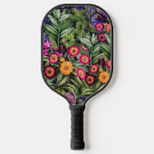 Raquette De Pickleball Floral de prairie rose (Recto)