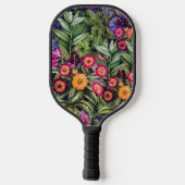 Raquette De Pickleball Floral de prairie rose (Verso)