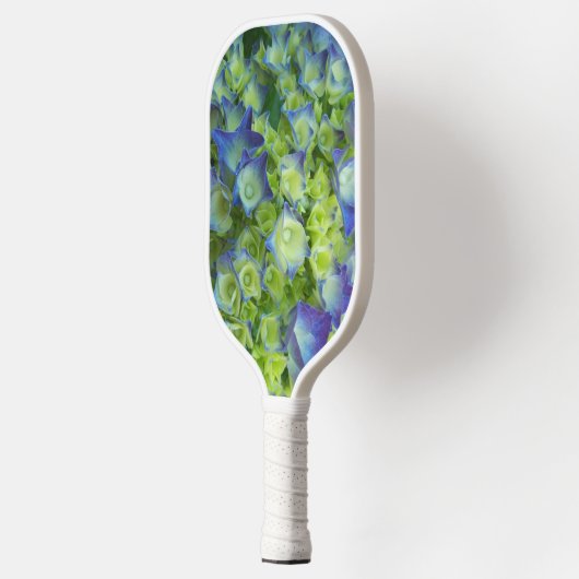 Raquette De Pickleball Floral Jeune Hydrangée Bleue (Gauche)