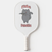 Raquette De Pickleball Flute Fantic Pink Gray Cat Funny (Recto)