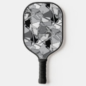 Raquette De Pickleball Flûtes se chevauchant (Verso)
