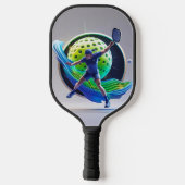 Raquette De Pickleball Flux avec énergie - Harmonie de Pickleball (Verso)