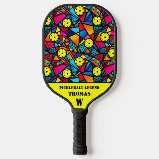 Raquette De Pickleball Flux énergétique personnalisable (Recto)