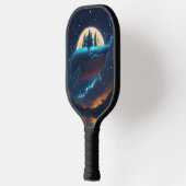 Raquette De Pickleball Flying Humpback Baleine Lune Mer Lumière Forêts St (Gauche)