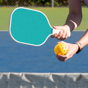 Raquette De Pickleball Fond visuel sarcelle calme et simple texturé