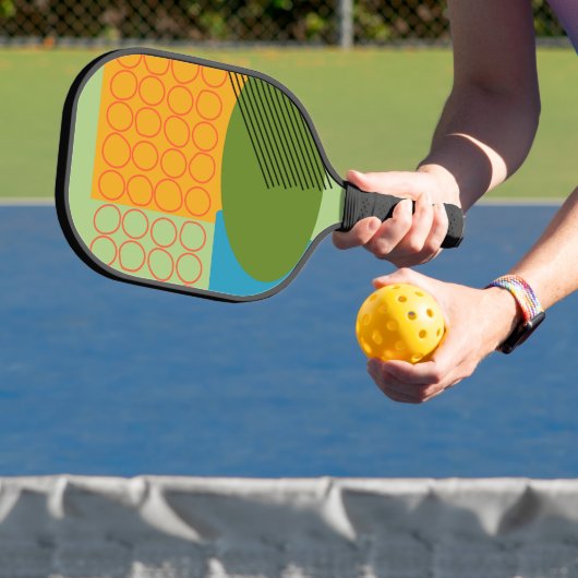Raquette De Pickleball Formes Abstraites (Insitu)