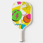 Raquette De Pickleball Formes des années 90, Retro Personnalisé (Verso)