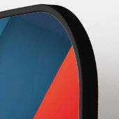 Raquette De Pickleball Formes géométriques aux couleurs vives (Détail gauche)