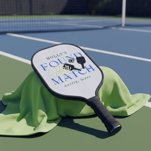 Raquette De Pickleball Found Her Match Pickleball Sporty Bachelorette