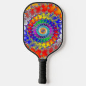Raquette De Pickleball Fractale psychédélique (Verso)
