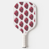 Raquette De Pickleball Fraise personnalisée (Verso)