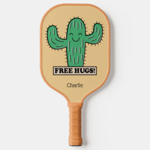 Raquette De Pickleball Free Cactus Hugs nom personnalisé