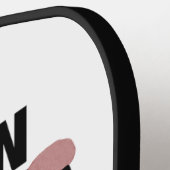 Raquette De Pickleball Freudian Slipper nom personnalisé (Détail gauche)