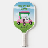 Raquette De Pickleball Fun Golf Gal Joue Aussi (Recto)