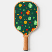 Raquette De Pickleball Fun Jouer Motif de Noël (Verso)