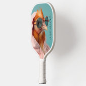 Raquette De Pickleball Fun poulet élégant moderne (Gauche)