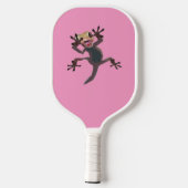 Raquette De Pickleball Fun Startled Gecko Rose (Verso)