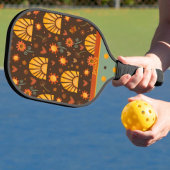 Raquette De Pickleball Fun Sunshine Personnalisé, Inspirivée Rétro Modern