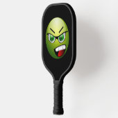 Raquette De Pickleball Funky Angry Face Vert Noir (Gauche)