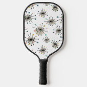 Raquette De Pickleball Funky Atomic Starburst Mid Century Motif moderne (Verso)