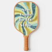 Raquette De Pickleball Funky New Game Retro Style Drôle (Recto)